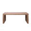 Table basse 47,2 "rustique sculptée à la main