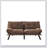 Microfiber Brown Convertible Folding Modern sofa Bed