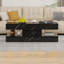 47.2 Inch Coffee Table with LED Lights, Modern High-Gloss Open Shelf Design, 2-Tier Floating Center Table with Illumination, Large LED Coffee Table for Living Room(Pur White)-991157635