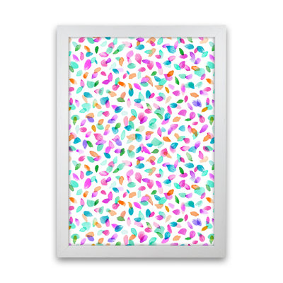 Minimal Flower Petals Pink - Print