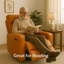 Fauteuil inclinable électrique pivotant avec massage et chaleur, fauteuil de chambre de bébé inclinable avec USB, similicuir-291730917