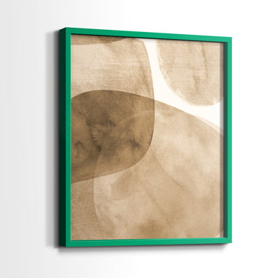 Neutre, objet II, reproduction encadrée - bois massif