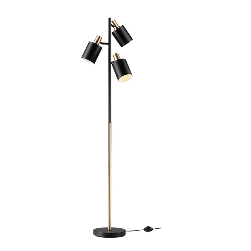 Nell 67'' Black Floor Lamp