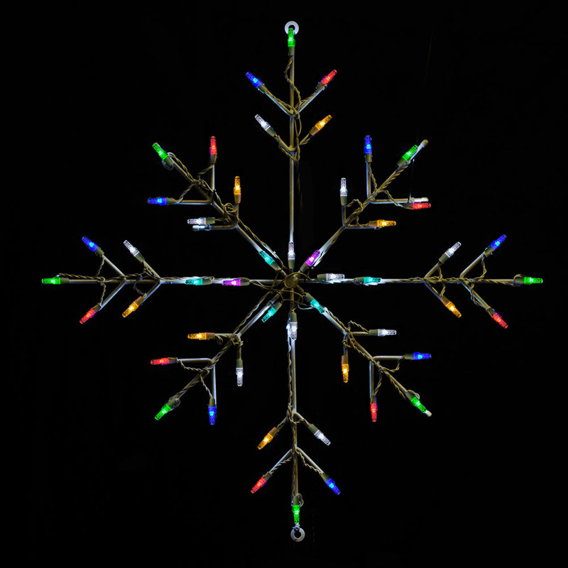 Snowflake LED Display - RGB (24")