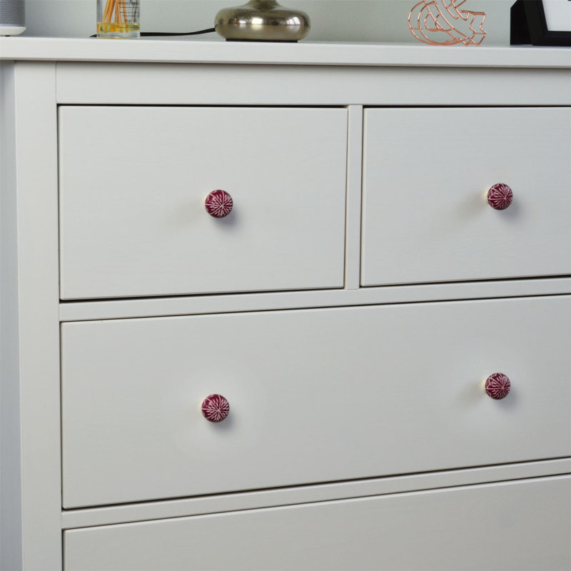 Nicola Spring - Resin Cabinet Knobs, Purple