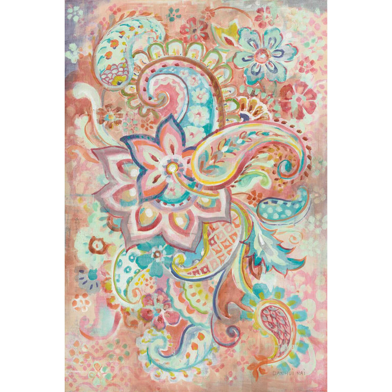 Paisley Galore, H 36 po x l 24 po x P 1,25 po