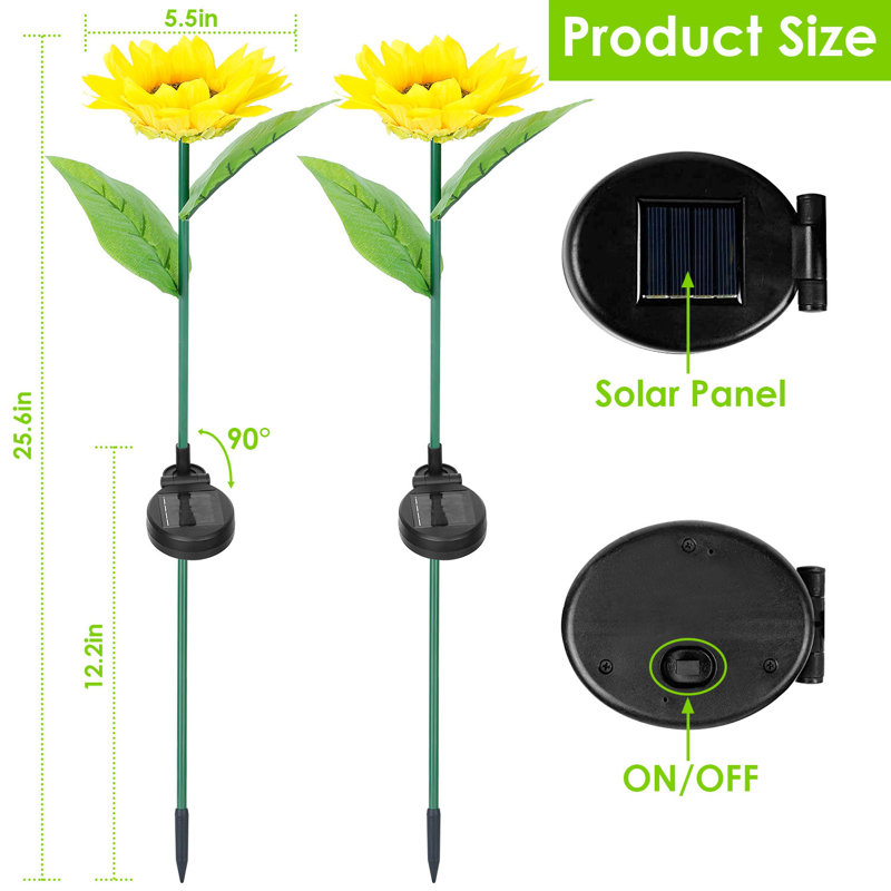Solar Powered Integrated LED Pathway Light Kit