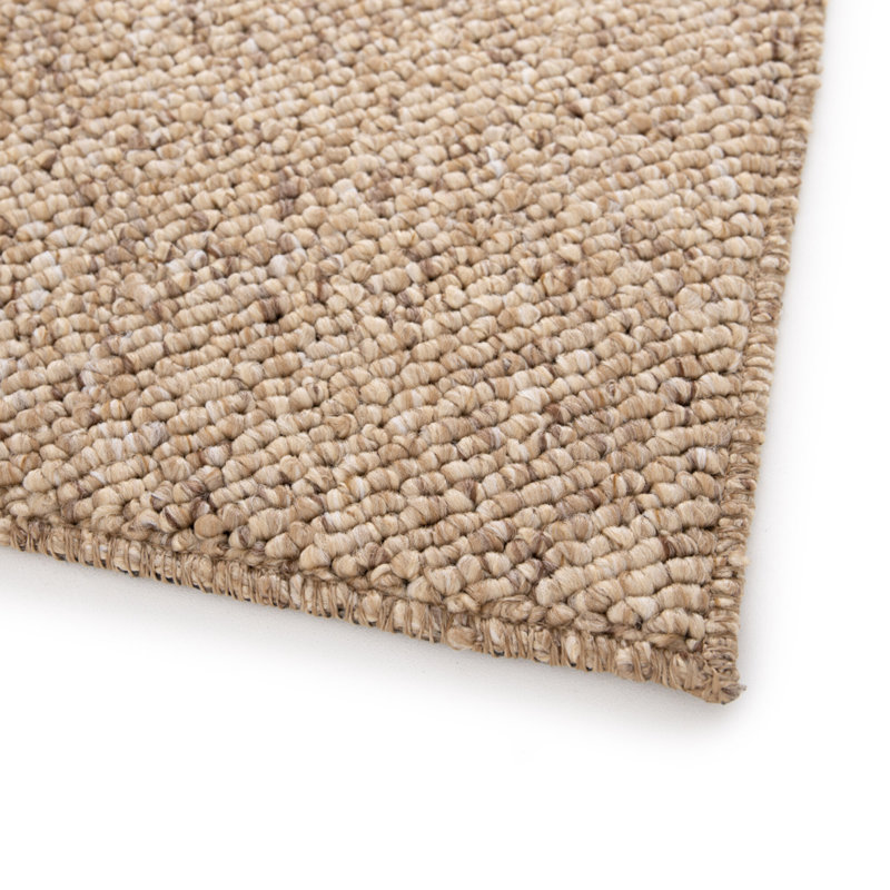 Machine Washable Tufted Rug, Plain, Brown, Rectangle 160 x 230cm