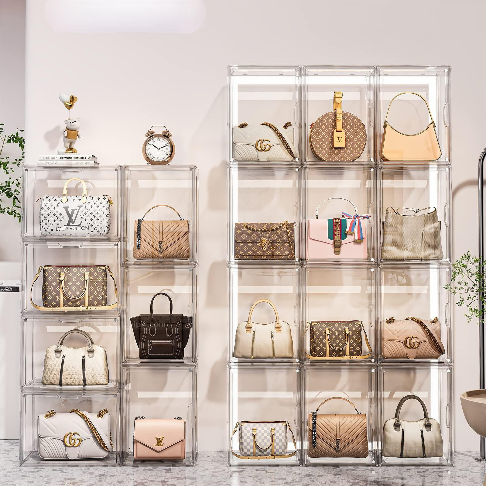 Handbag Storage Purse Organizer Closet Noleja Purse Organizer For