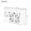 Buffet 55 "avec porte de grange coulissante avec tiroirs et tablettes réglables, rangement industriel | Idée de cadeau-48783315
