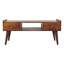 Table basse surélevée en châtaignier