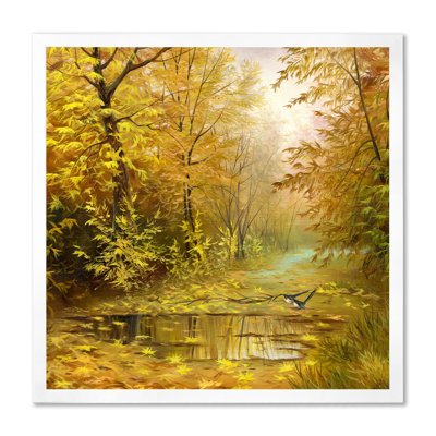 «Beautiful Yellow Yellow Landscape», impression sur toile