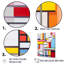 Rainbow De Stijl Abstraction - Formes abstraites, impressions d'art mural-2146414399-2146414387