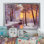 Sunshine Through Snowy Winter Landscape Vii - reproduction d'art sur toile