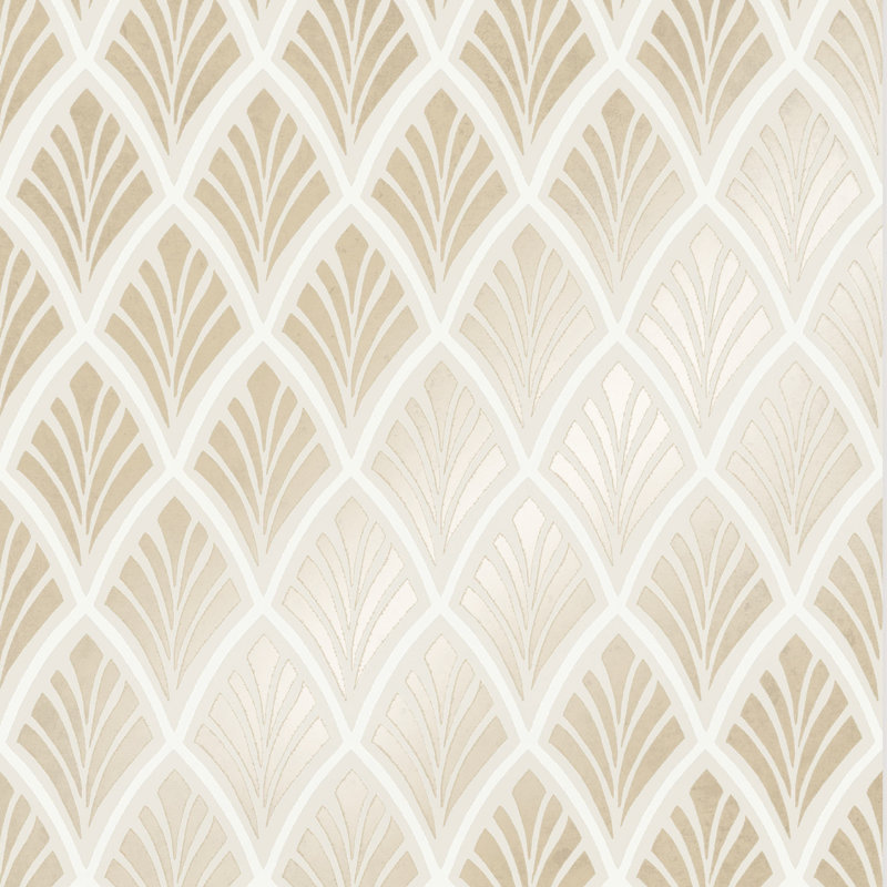 Laura Ashley Florin Wallpaper Roll, Gold