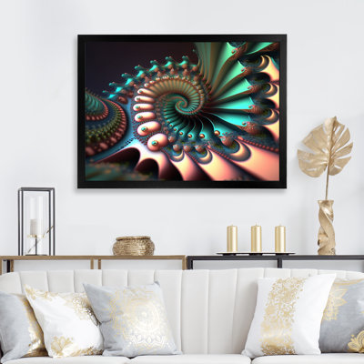 «Mylinda Pastel Fractal Spiral Universe II», reproduction sur toile