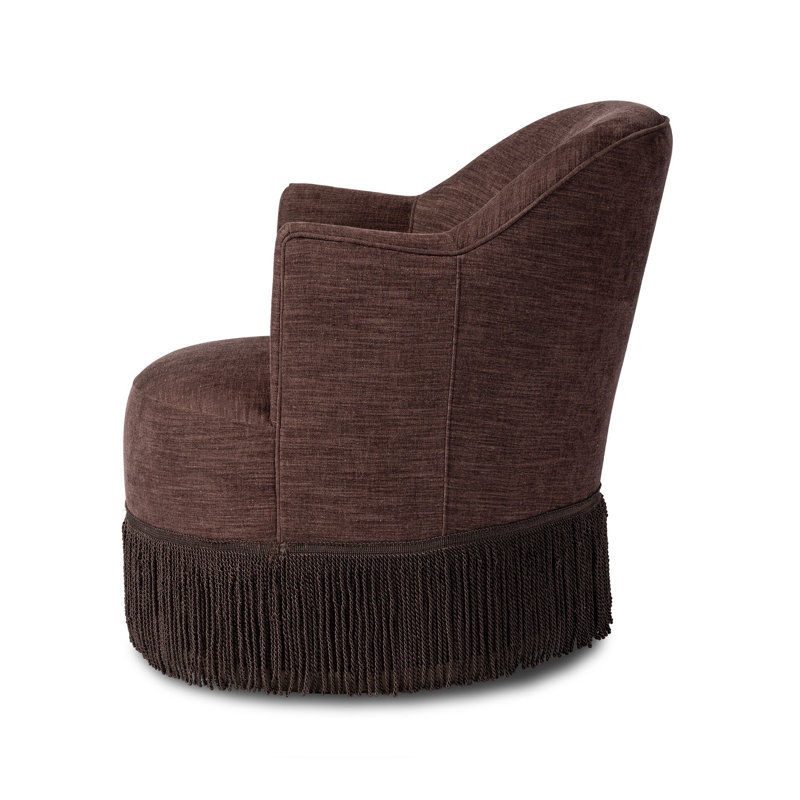 Aurora Fringe Swivel Chair