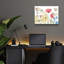 «Dragonfly Garden Delight B» par Jean Plout, art mural en verre acrylique-1517000901