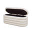 Banc de rangement ovale rembourré Fuji-1645424415