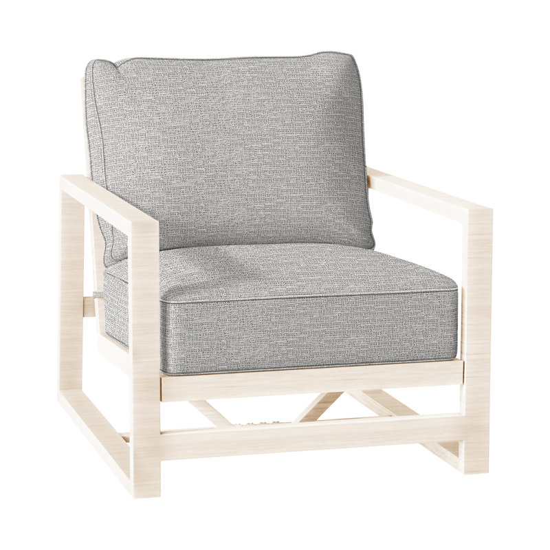 Méridienne Avondale, Welt + bourre standard, Tweed caramel, Craie