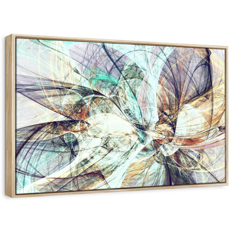 Avery couleurs en abstrait, H 27 po x l 40 po