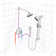 Timeless Thermostatic Complete Shower System with Rough-in Valve