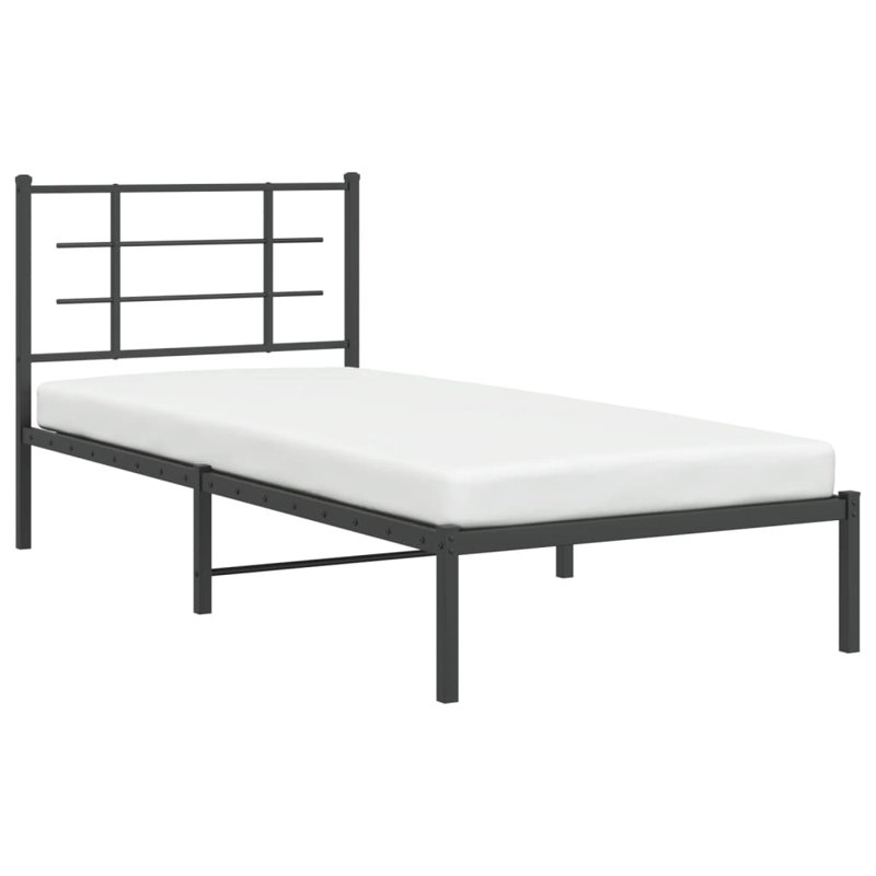 Conaway Metal Bed, European Single (90 x 200cm)