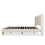 Eriksay Low Profile Upholstered Platform Bed with Wingback Headboard-393698367-298949087