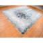 Tapis en laine et soie nouÃ© Ã  la main, motif zoroastrien estompÃ©, gris, 12 pi x 15 pi 1 po, D3615C536CA944FFB045B640150CFE6B