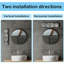 Applique murale en acier inoxydable Hornes-80246825-107465825-107465830