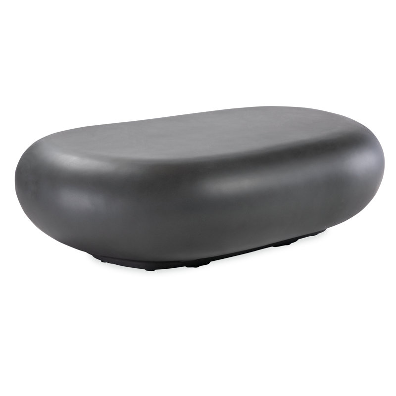 Bazaar Outdoor Free Form Coffee Table, Gray