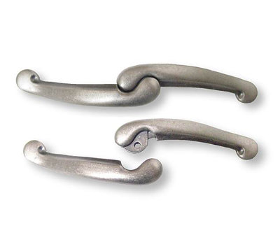 3" Unassembled Celtic Wave Pull Weathered Nickel
