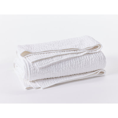 Pebbled Organic Cotton Quilt Set