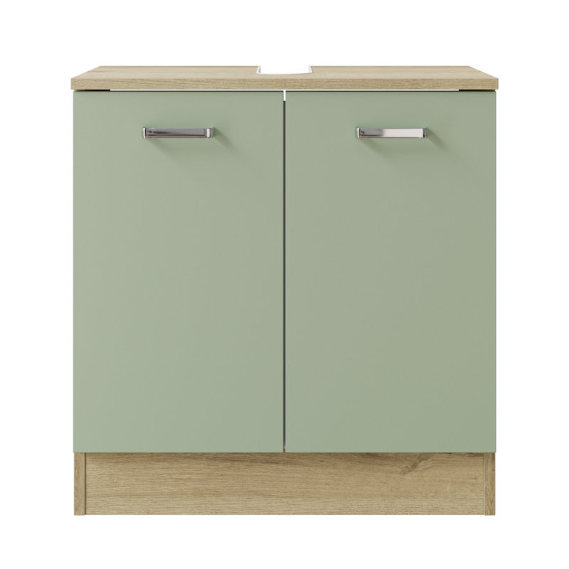 Washbasin Base Cabinet, Riviera Oak;Nb;Green