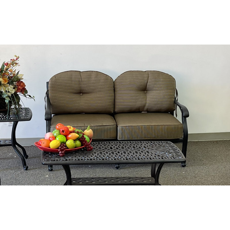 Allene 54 " W Loveseat with Cushions