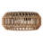 Kadner 2-Light Bulbs Retro Farmhouse Rattan Boho Dimmable Flush Mount Light