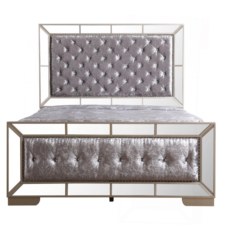 Stylish Champagne Full Bed