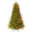 Arbre de Noël artificiel vert de 2,3 m avec lumières multicolores