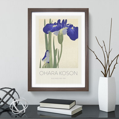 Blue Irises by Pierre-Auguste Renoir - Picture Frame Art Prints