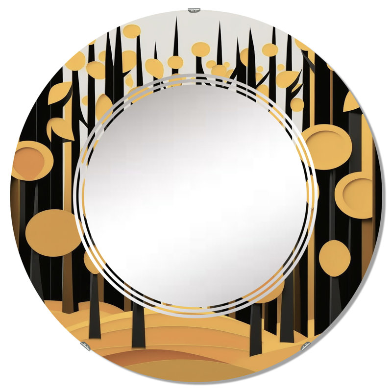 Miroir mural Willidean, 32 po x 32 po