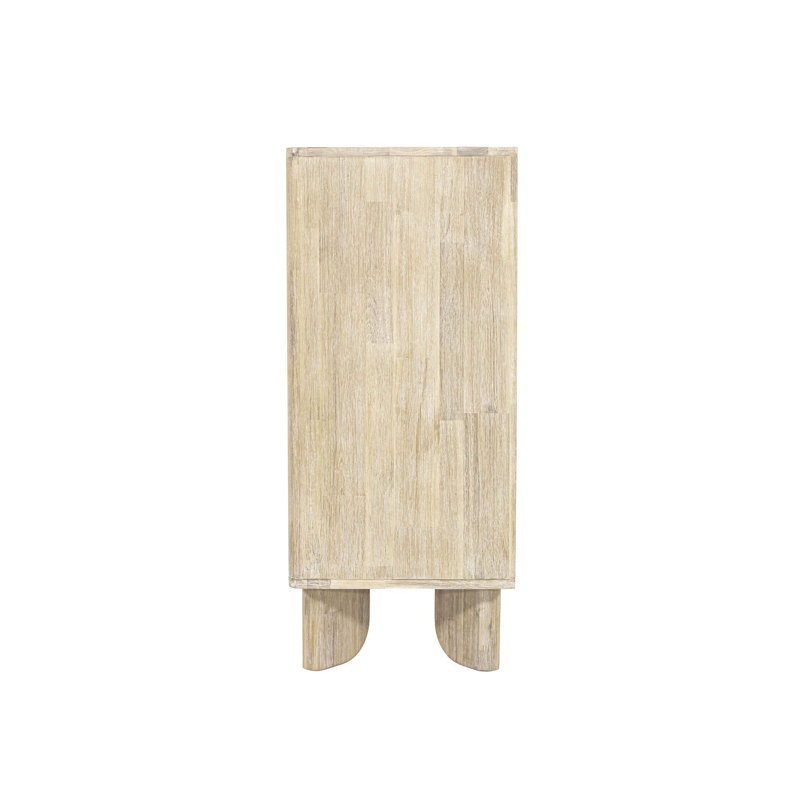 Hina 5-Drawer Acacia Chest