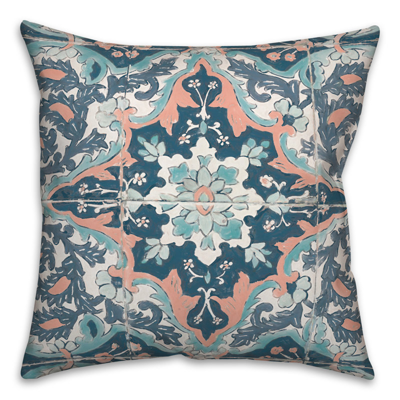 Floral Throw Pillow