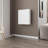 Modern Wall-Mounted Drop-Leaf Table, White