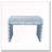 Mirror Console Table with 2 drawers