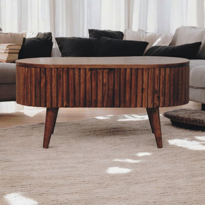 Table basse en bois massif