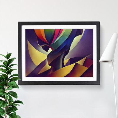 XH1022-8732X Surrealism Abstract Art Vol.5 1 Piece Single Picture Frame Wall Art