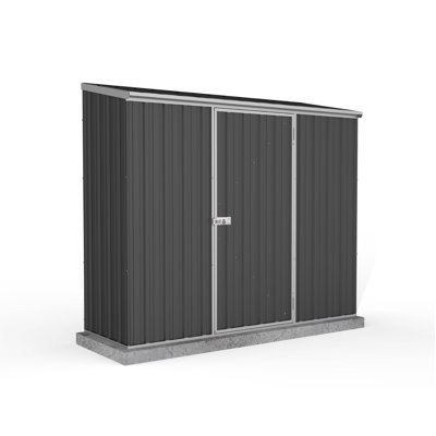 Absco 2.26m x 0.78m Space Saver Metal Shed