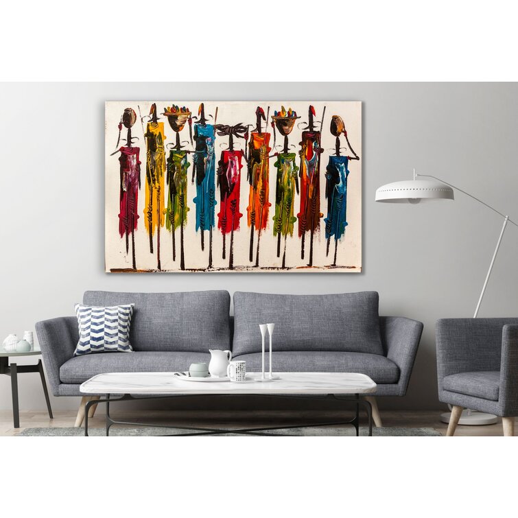 Colorful Fancy Paint Canvas Set Wall Art in 2023