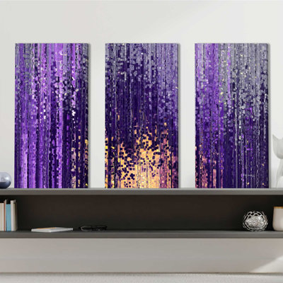 Matthew 5: 14. «Light of the World» par Mark Lawrence - ensemble de 3 impressions sur toile tendue