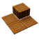 12'' x 12'' Wood Interlocking Deck Tile(Set of 10)